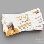 In Voucher Khuyến mãi cho quán cà phê