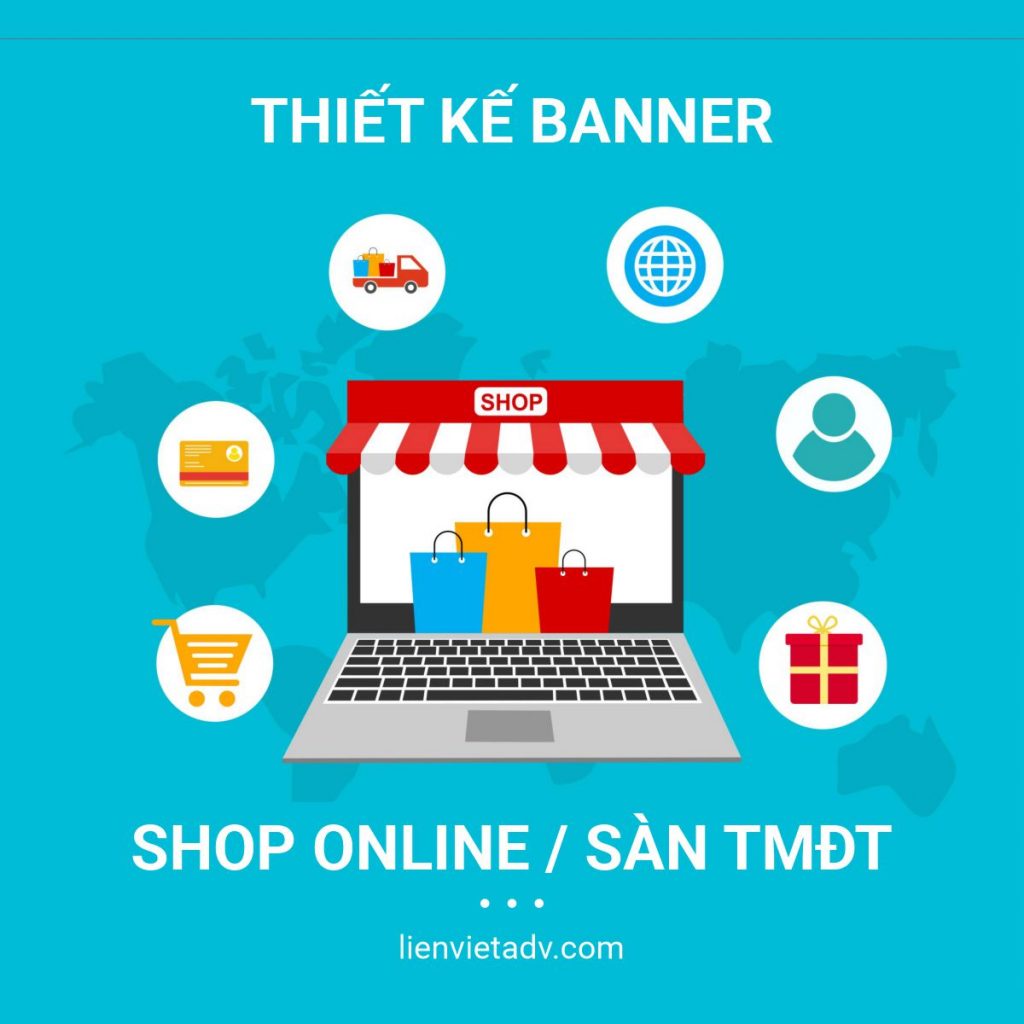 thiết kế banner cho shop online